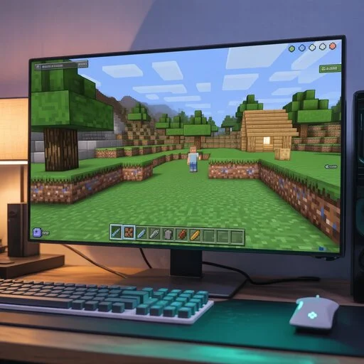 Minecraft Free Download PC – Explore, build, and survive in the latest version of the game.