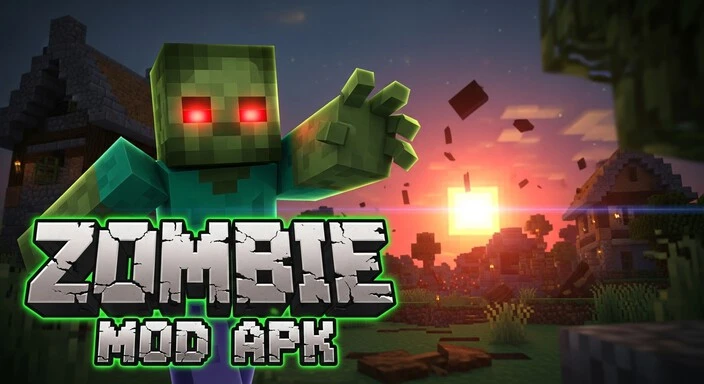 Minecraft Zombie Mod APK download – zombie survival gameplay
