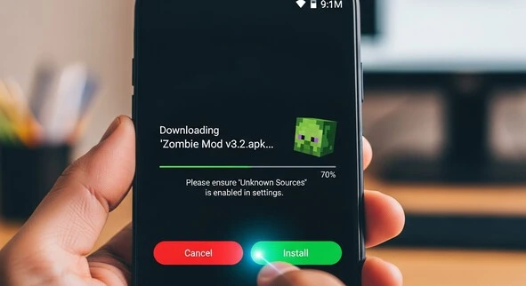 Minecraft Zombie APK Mod Download – Zombie Survival Addon