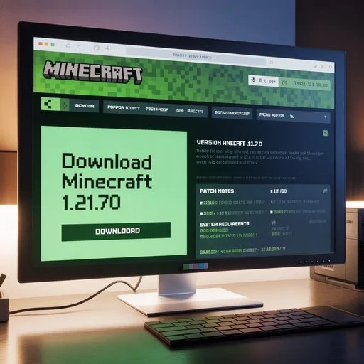 Minecraft Patch 1.21.70 download latest version showing new gameplay features and updates