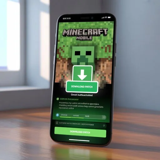 Minecraft Patch Download Mobile – latest mobile version update showing new features, bug fixes, and gameplay improvements on Android and iOS devices