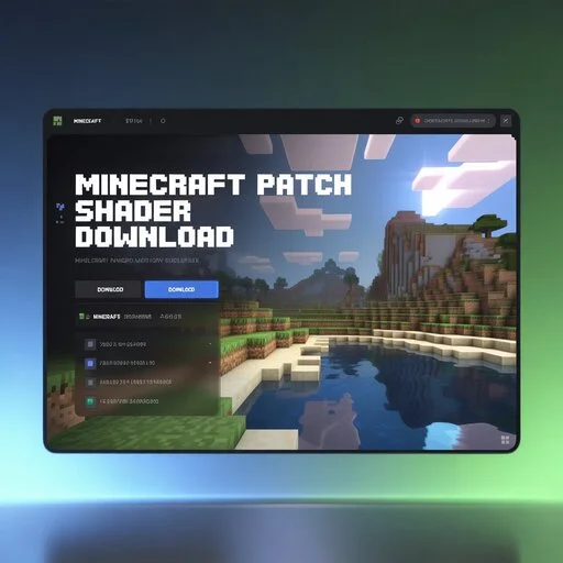 Minecraft patch shader download – realistic lighting and shadows in Minecraft