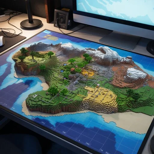 Minecraft Maps showcasing custom adventure worlds and creative builds