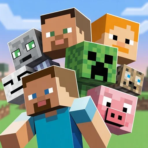 Minecraft heads texture pack with custom player heads
