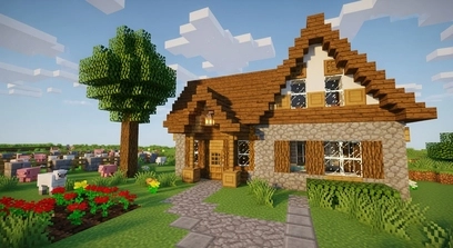 easy minecraft house design for beginners