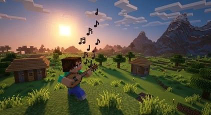 Minecraft songs including official soundtrack, parody music, and in-game music discs