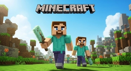Jack Black and Jason Momoa in The Minecraft Movie live-action adaptation